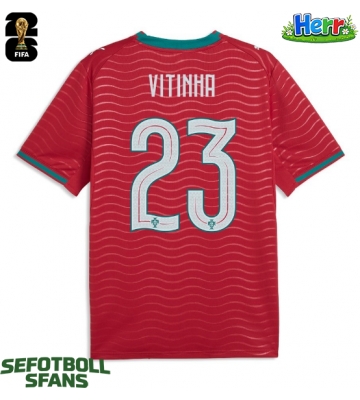 Portugal Vitinha #23 Hemmatröja VM 2026 Kortärmad